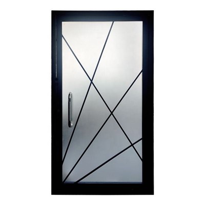 With Window Wrought Iron Front Doors